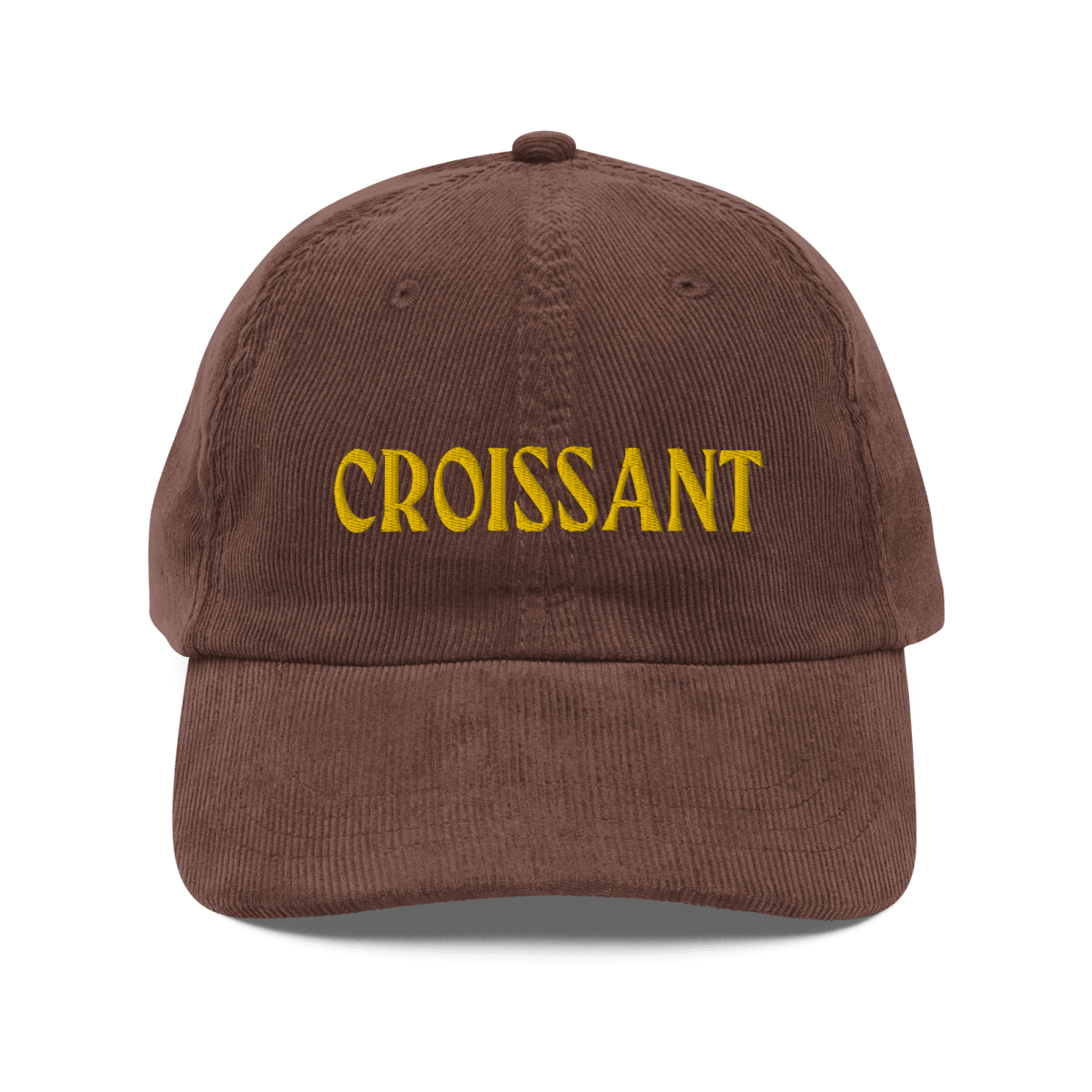 CROISSANT Embroidered Hat - Polychrome Goods 🍊