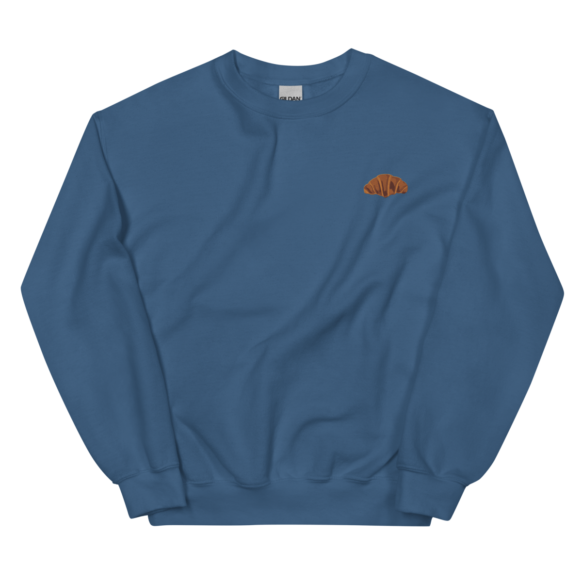 Croissant 🥐 Embroidered Sweatshirt - Polychrome Goods 🍊