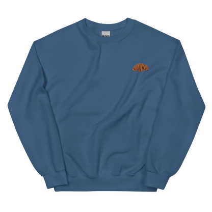 Croissant 🥐 Embroidered Sweatshirt - Polychrome Goods 🍊