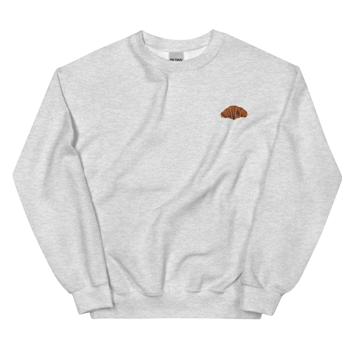 Croissant 🥐 Embroidered Sweatshirt - Polychrome Goods 🍊