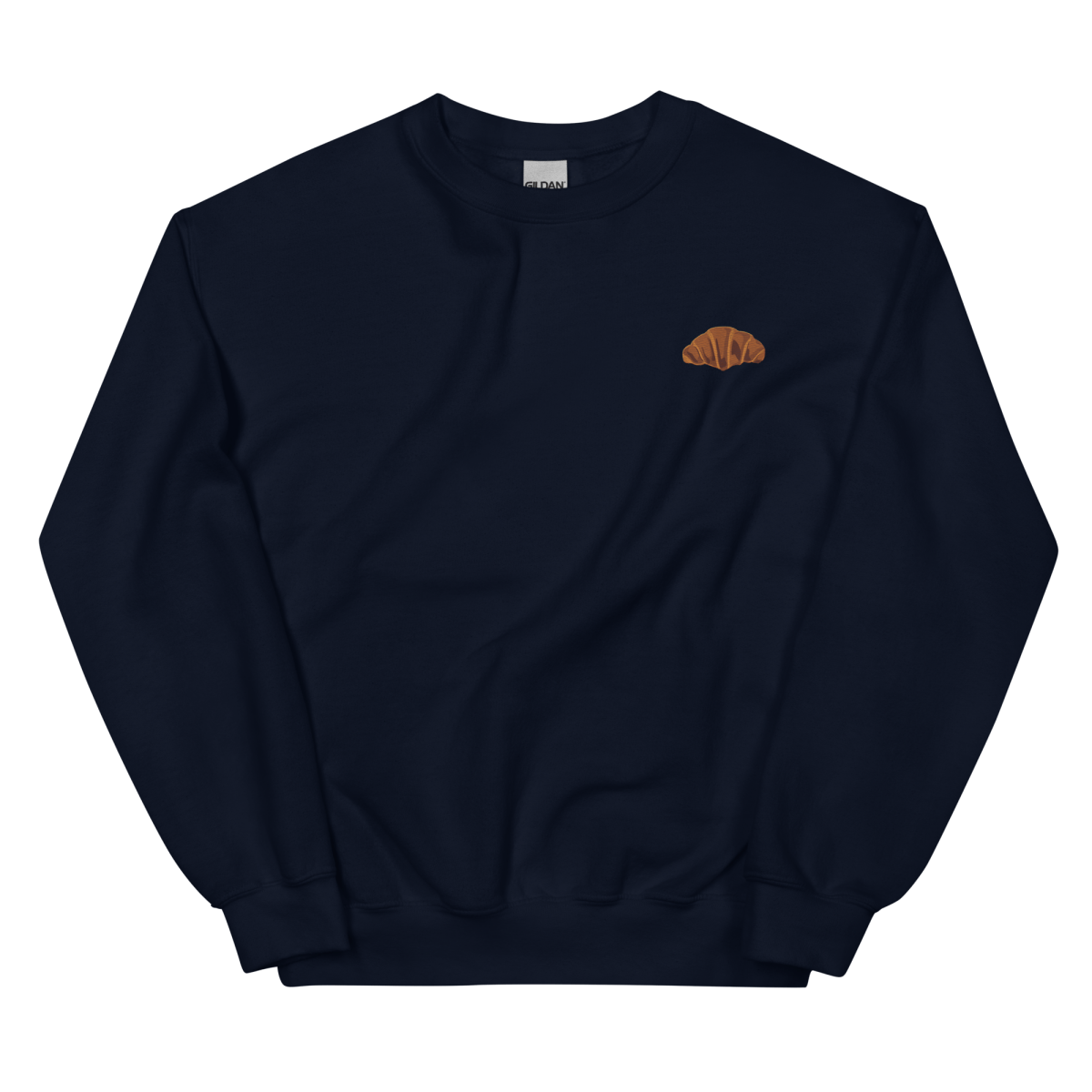 Croissant 🥐 Embroidered Sweatshirt - Polychrome Goods 🍊