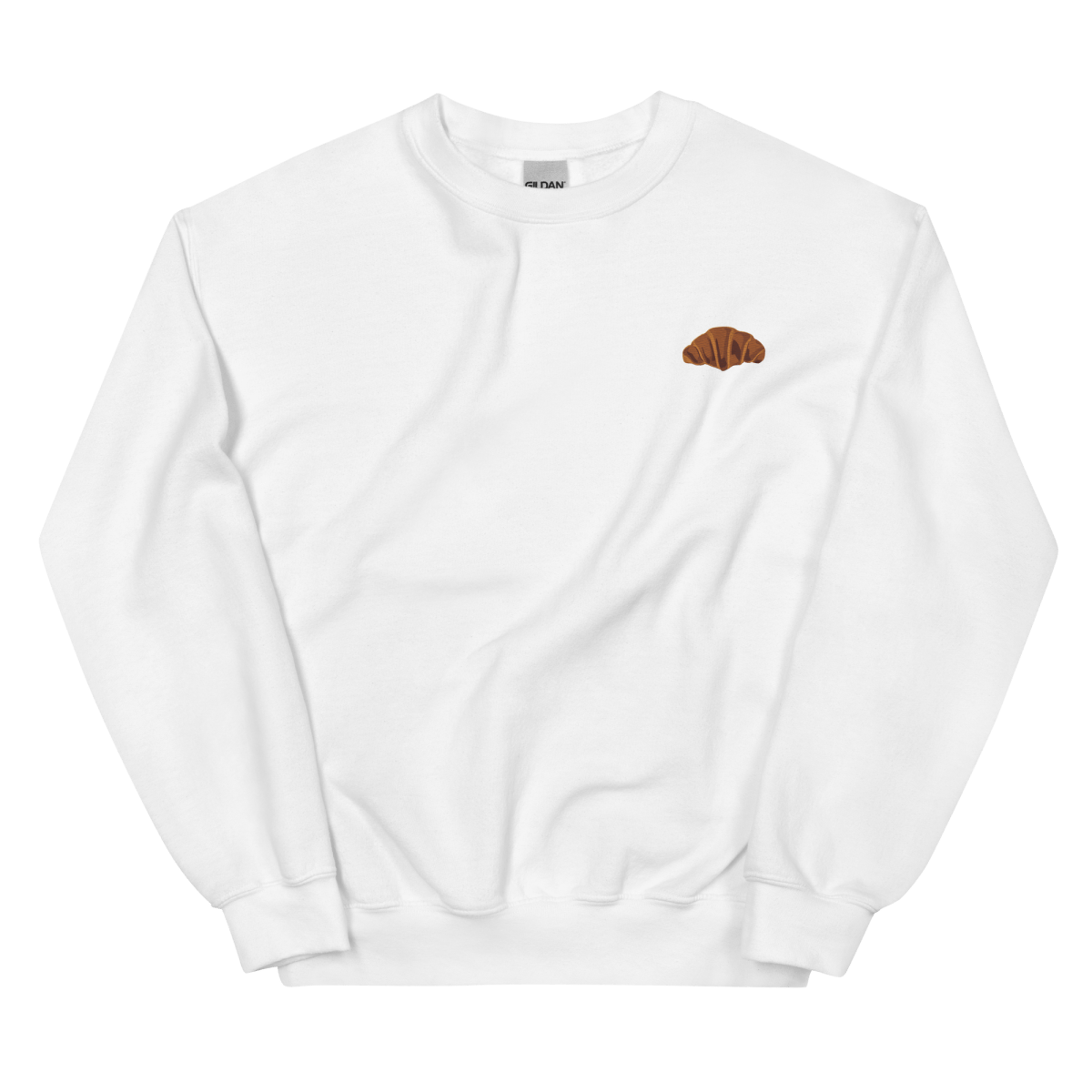 Croissant 🥐 Embroidered Sweatshirt - Polychrome Goods 🍊