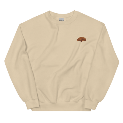 Croissant 🥐 Embroidered Sweatshirt - Polychrome Goods 🍊