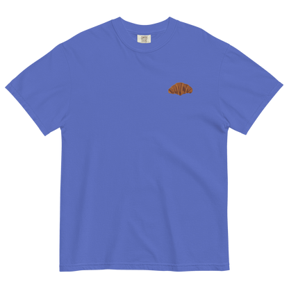 Croissant 🥐 Embroidered T-Shirt - Polychrome Goods 🍊