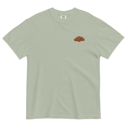 Croissant 🥐 Embroidered T-Shirt - Polychrome Goods 🍊