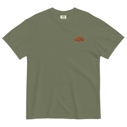 Croissant 🥐 Embroidered T-Shirt - Polychrome Goods 🍊