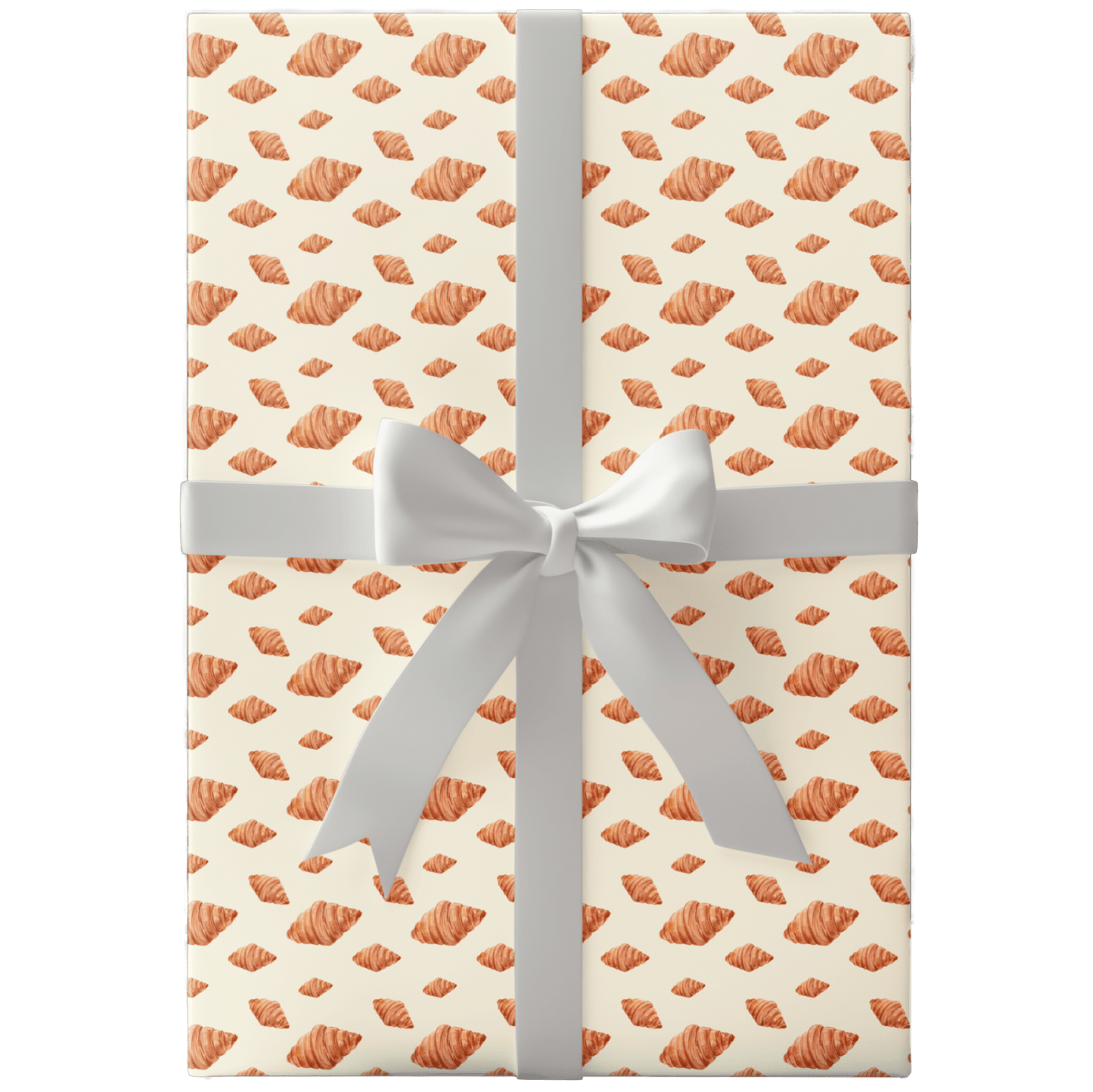 Croissant 🥐 Watercolor Wrapping Paper - Polychrome Goods