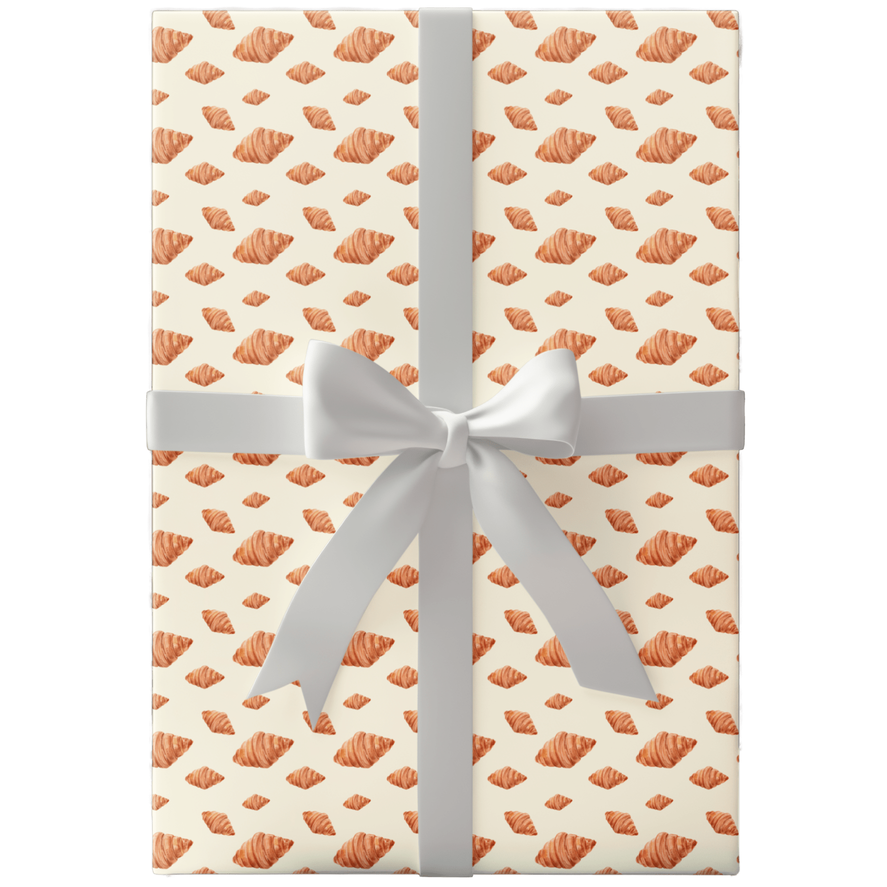 Croissant 🥐 Watercolor Wrapping Paper - Polychrome Goods