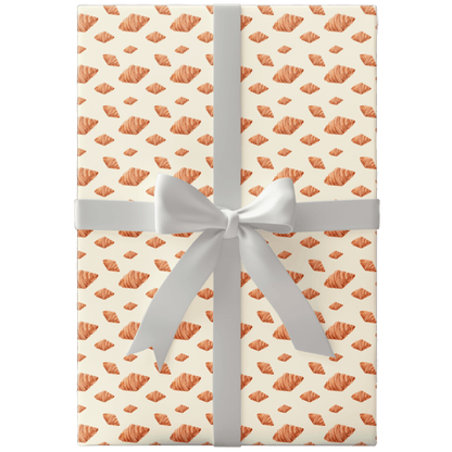 Croissant 🥐 Watercolor Wrapping Paper - Polychrome Goods