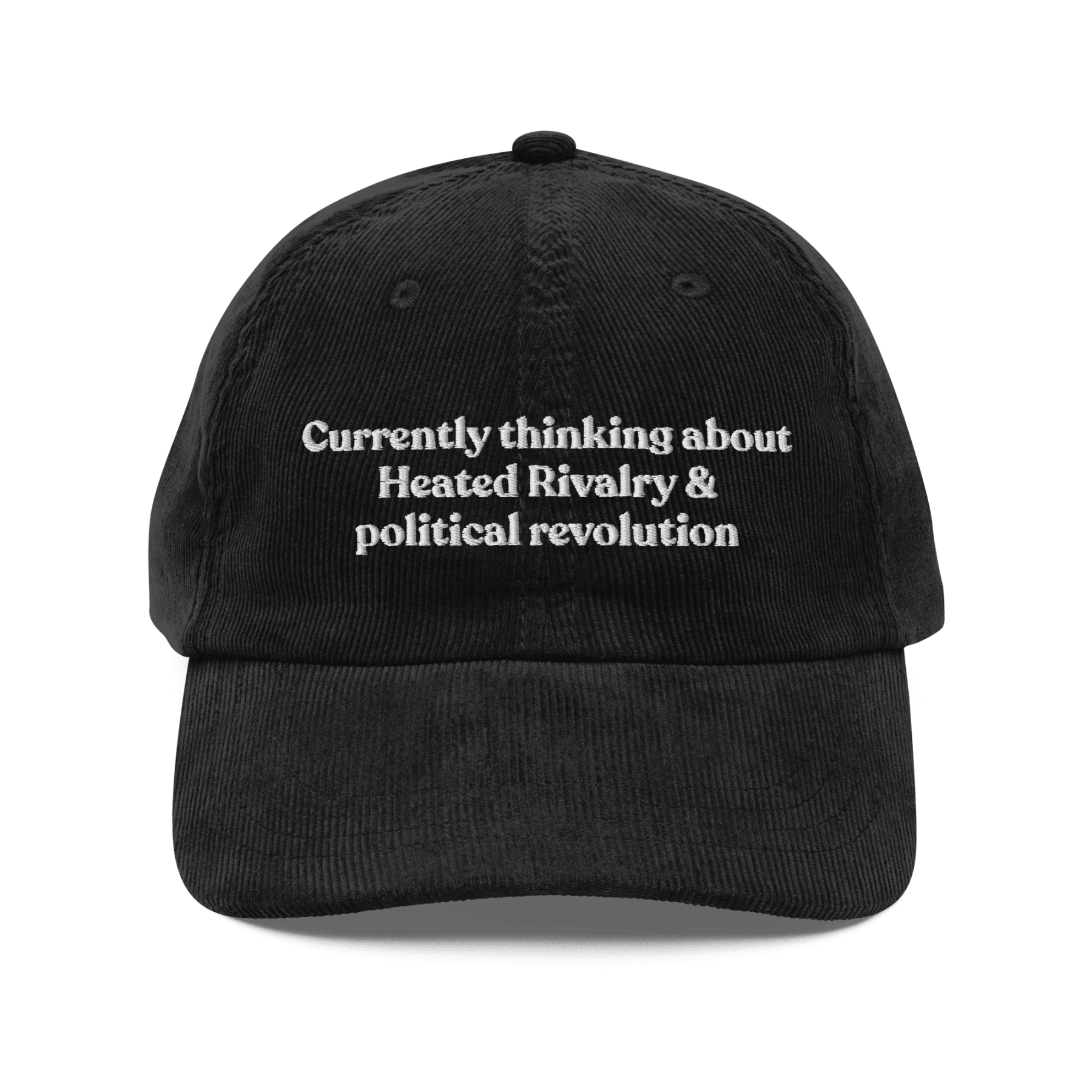 Currently thinking about Heated Rivalry or political revolution Hat - Polychrome Goods