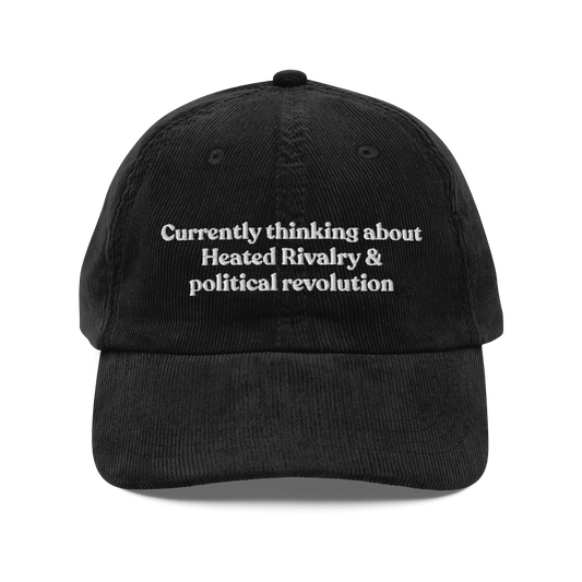 Currently thinking about Heated Rivalry or political revolution Hat - Polychrome Goods