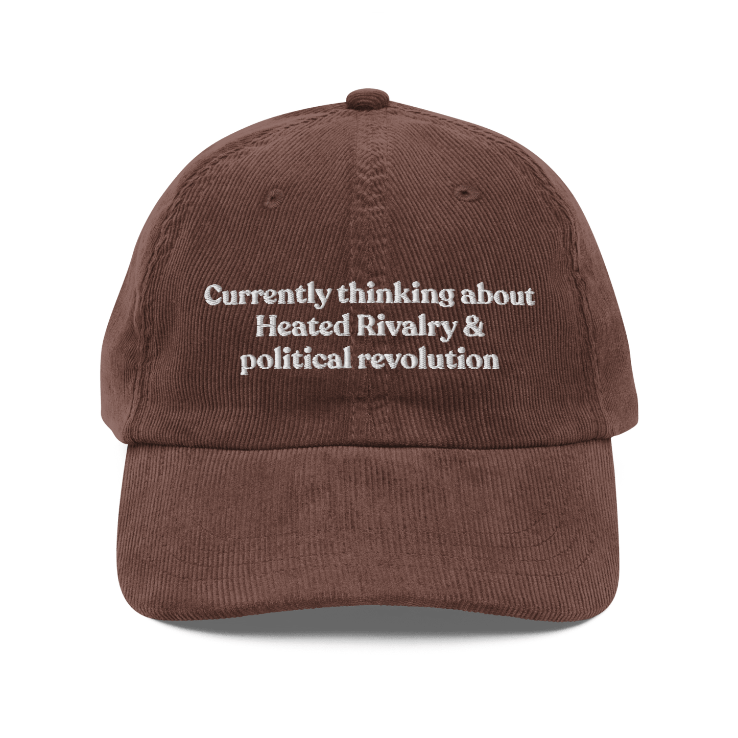 Currently thinking about Heated Rivalry or political revolution Hat - Polychrome Goods