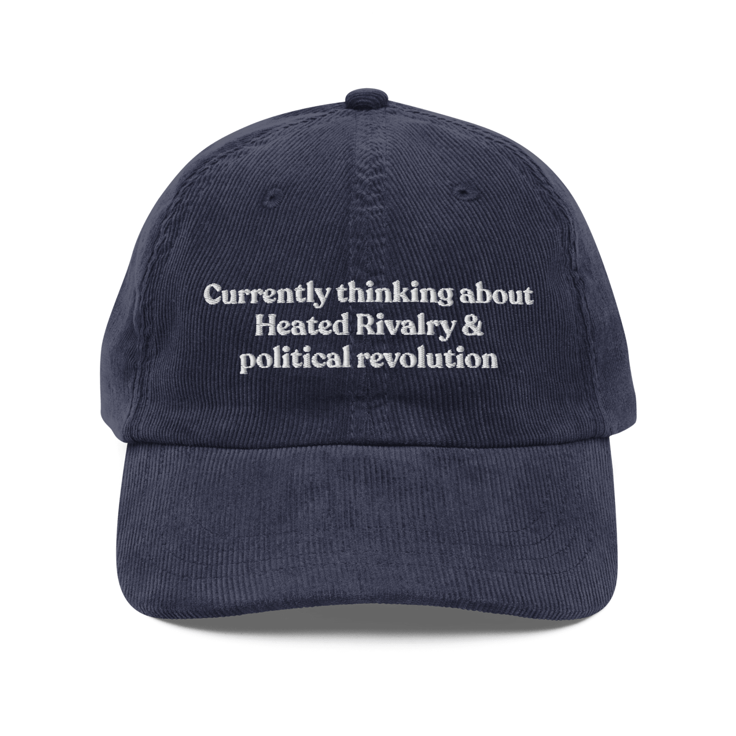 Currently thinking about Heated Rivalry or political revolution Hat - Polychrome Goods