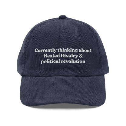 Currently thinking about Heated Rivalry or political revolution Hat - Polychrome Goods