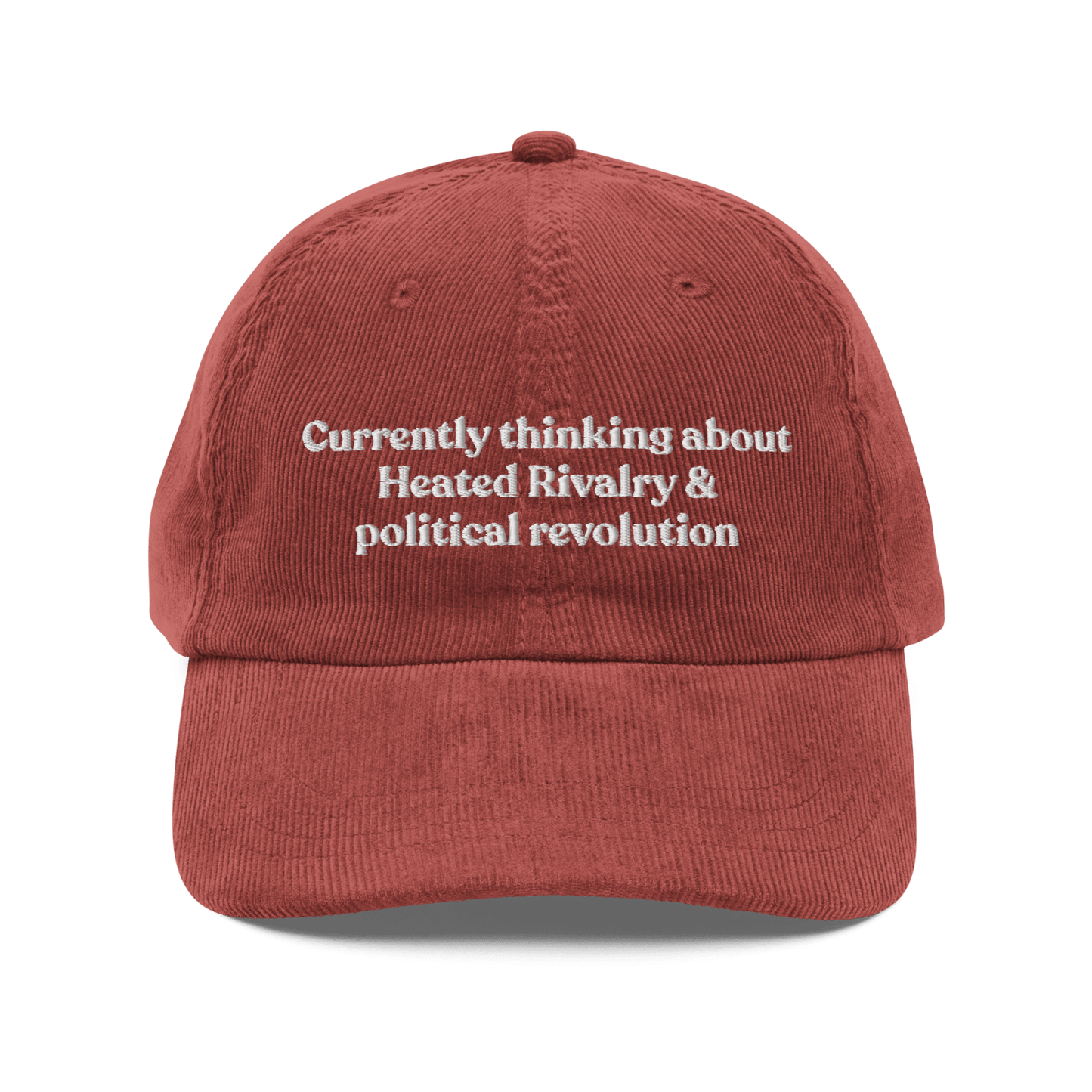 Currently thinking about Heated Rivalry or political revolution Hat - Polychrome Goods