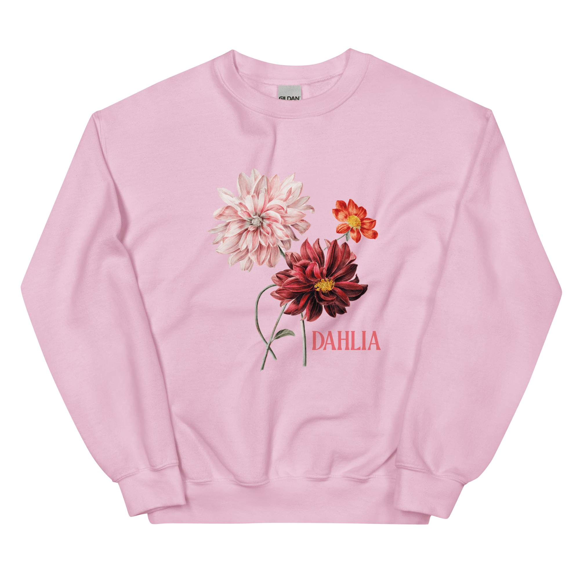 Dahlia Flower Sweatshirt Polychrome Goods 🍊