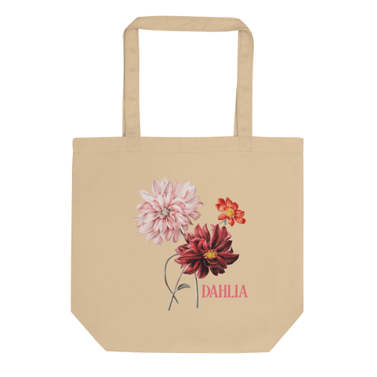 Dahlia Flower Tote Bag - Polychrome Goods 🍊