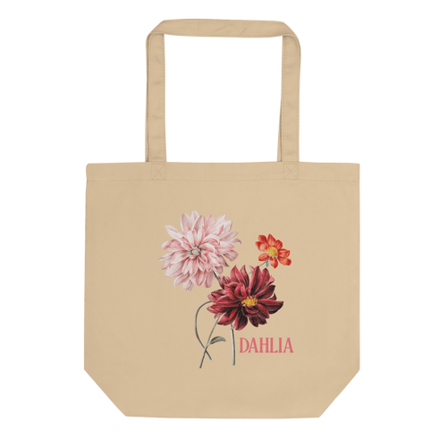 Dahlia Flower Tote Bag