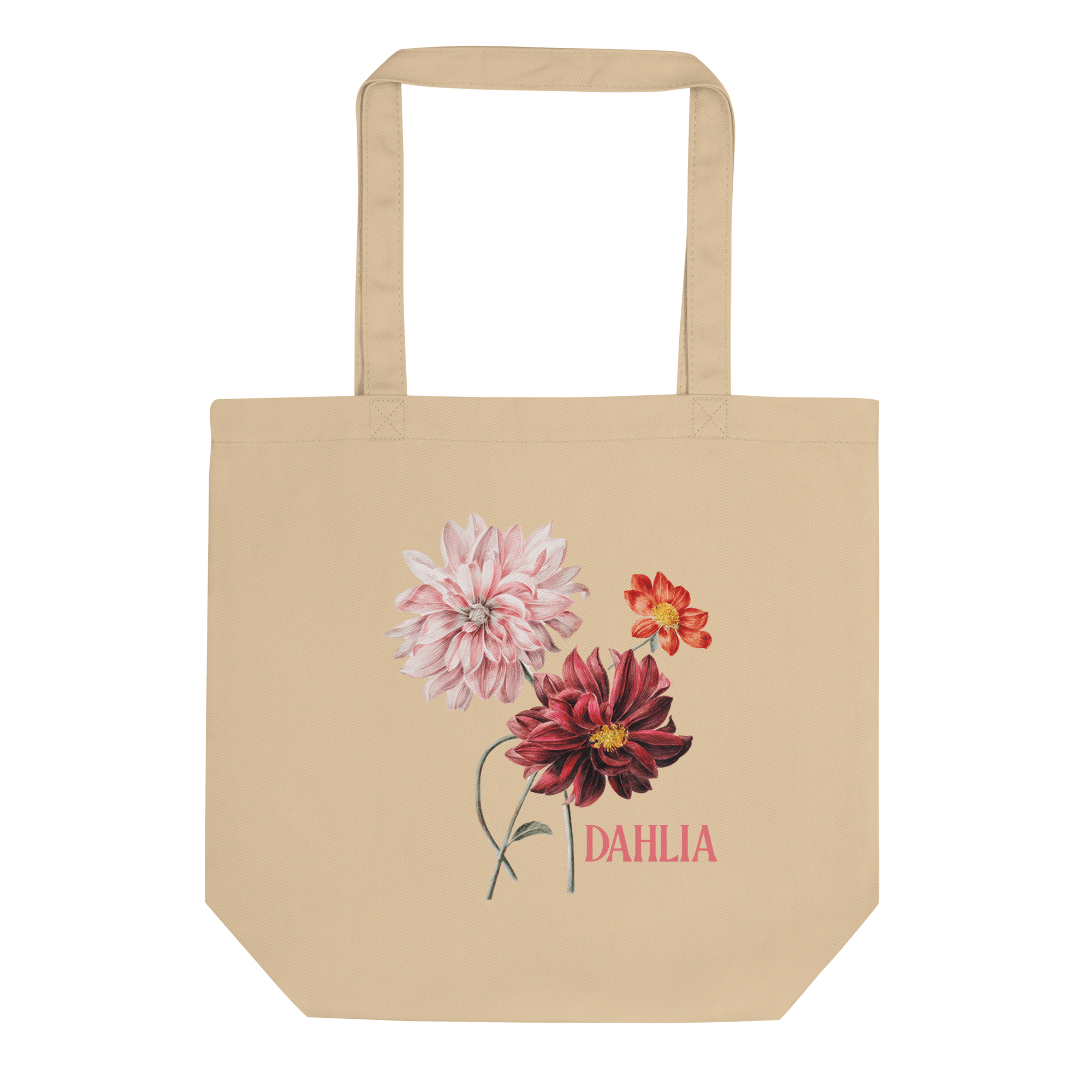Dahlia Flower Tote Bag Polychrome Goods 🍊