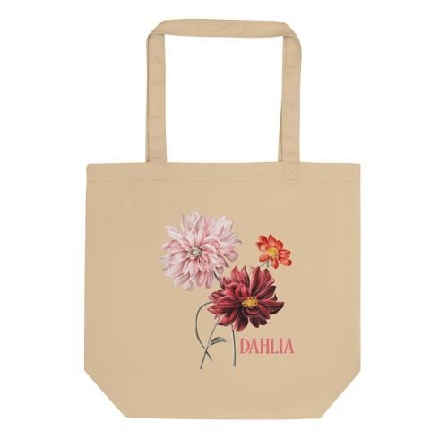 Sac fourre-tout à fleurs de dahlia