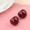Dark Cherry Earrings Polychrome Goods 🍊