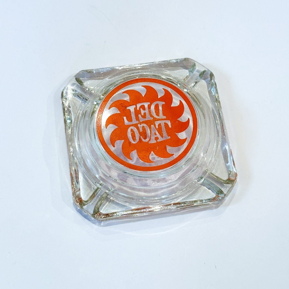 Del Taco Vintage Glass Ash Try - Polychrome Goods 🍊