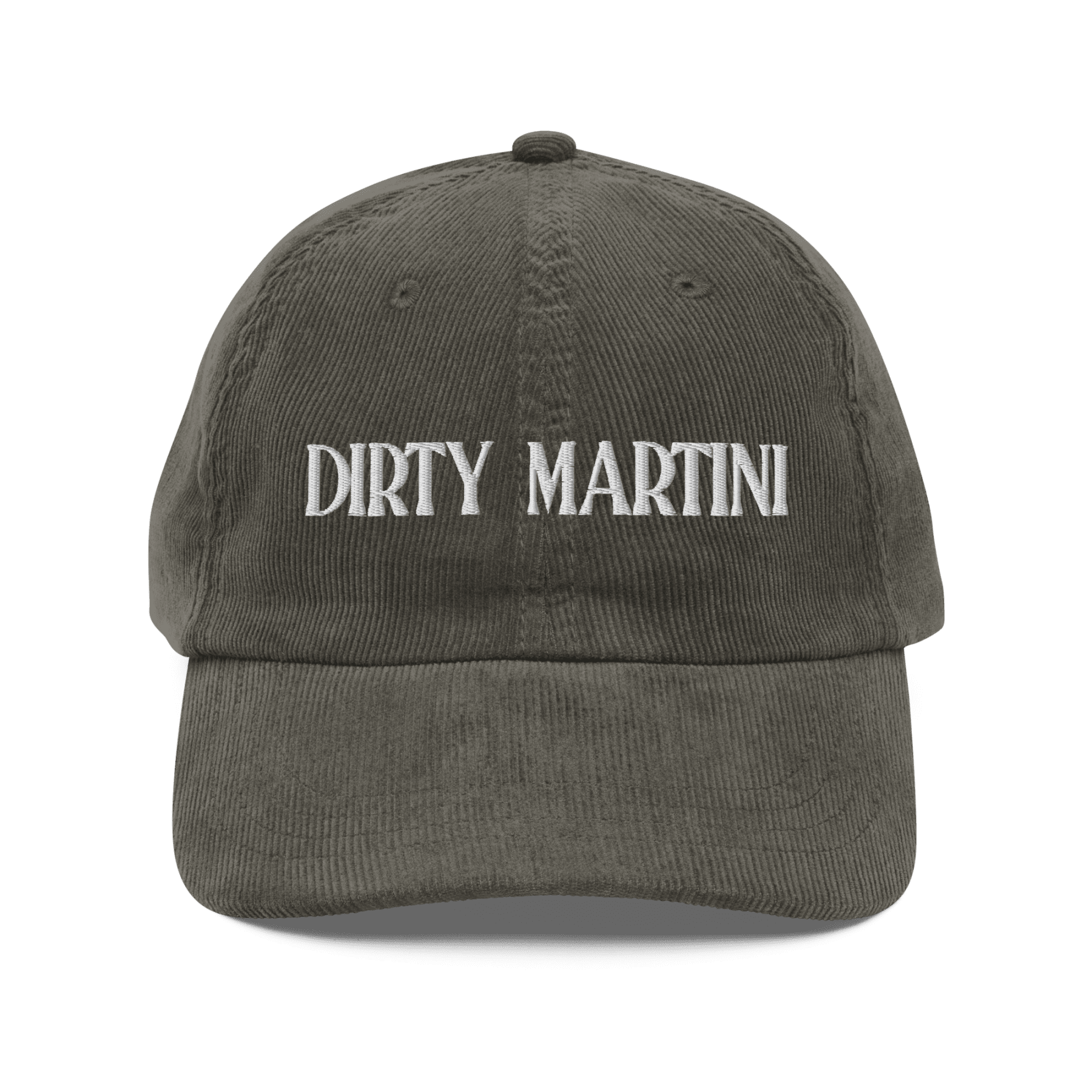 Dirty Martini Embroidered Corduroy Hat - Polychrome Goods