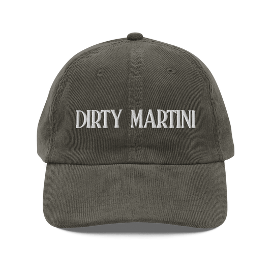 Dirty Martini Embroidered Corduroy Hat - Polychrome Goods