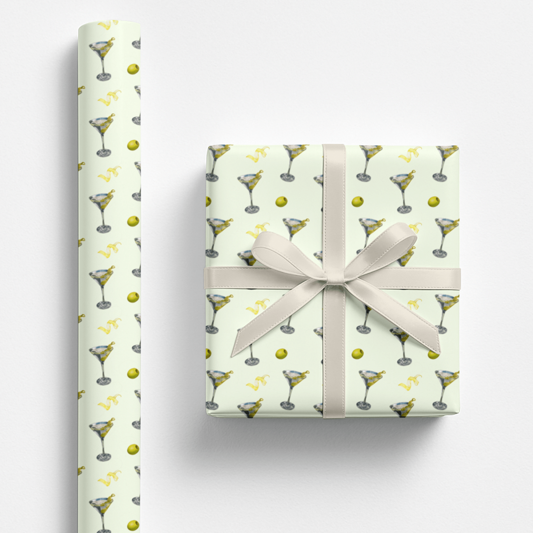 Dirty Martini 🍸 Wrapping Paper - Polychrome Goods