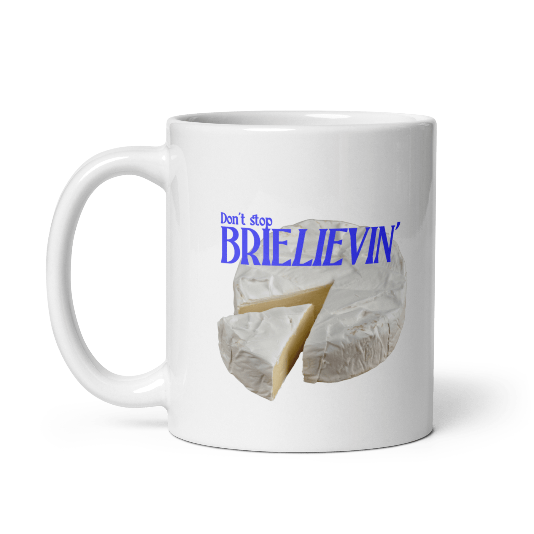 Don't Stop Brie - livin Mug - Polychrome Goods 🍊