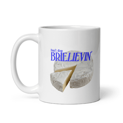 Don't Stop Brie - livin Mug - Polychrome Goods 🍊