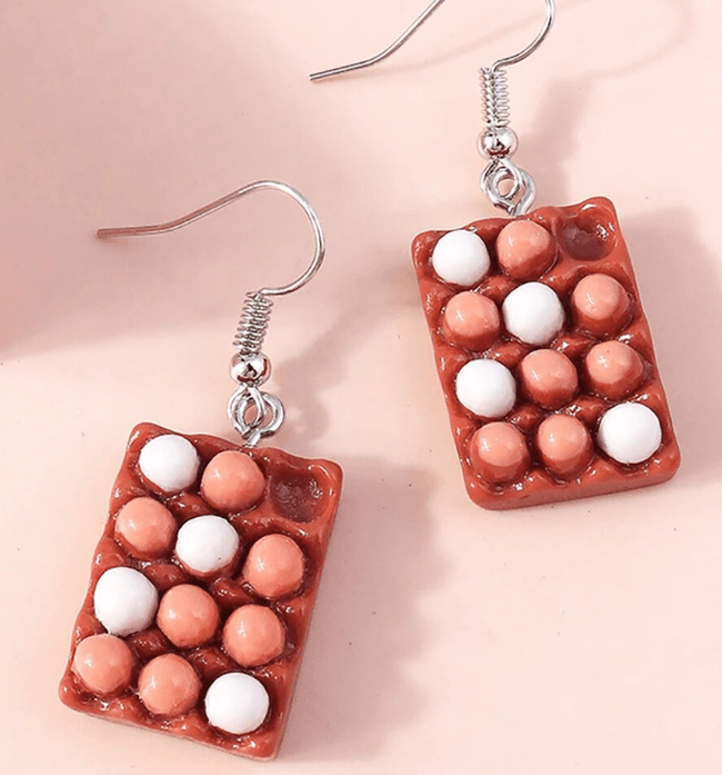 Egg Create Earrings - Polychrome Goods 🍊