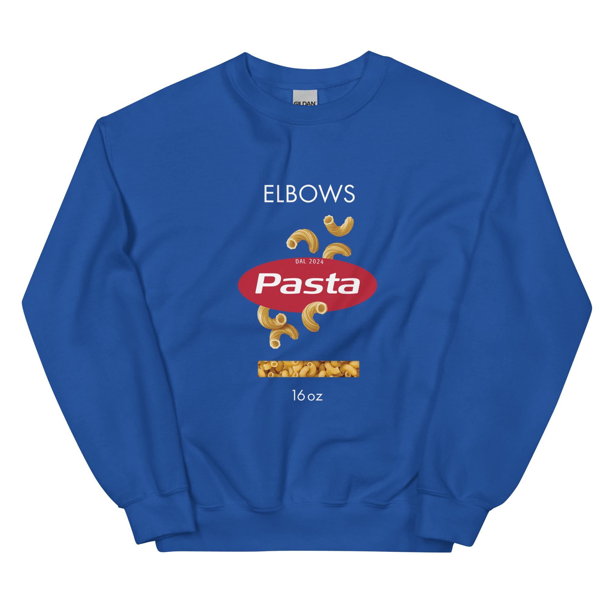 Elbows Pasta Sweatshirt - Polychrome Goods 🍊