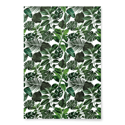 "Ellie" Tropical Monstera Plant Wrapping Paper - Polychrome Goods 🍊