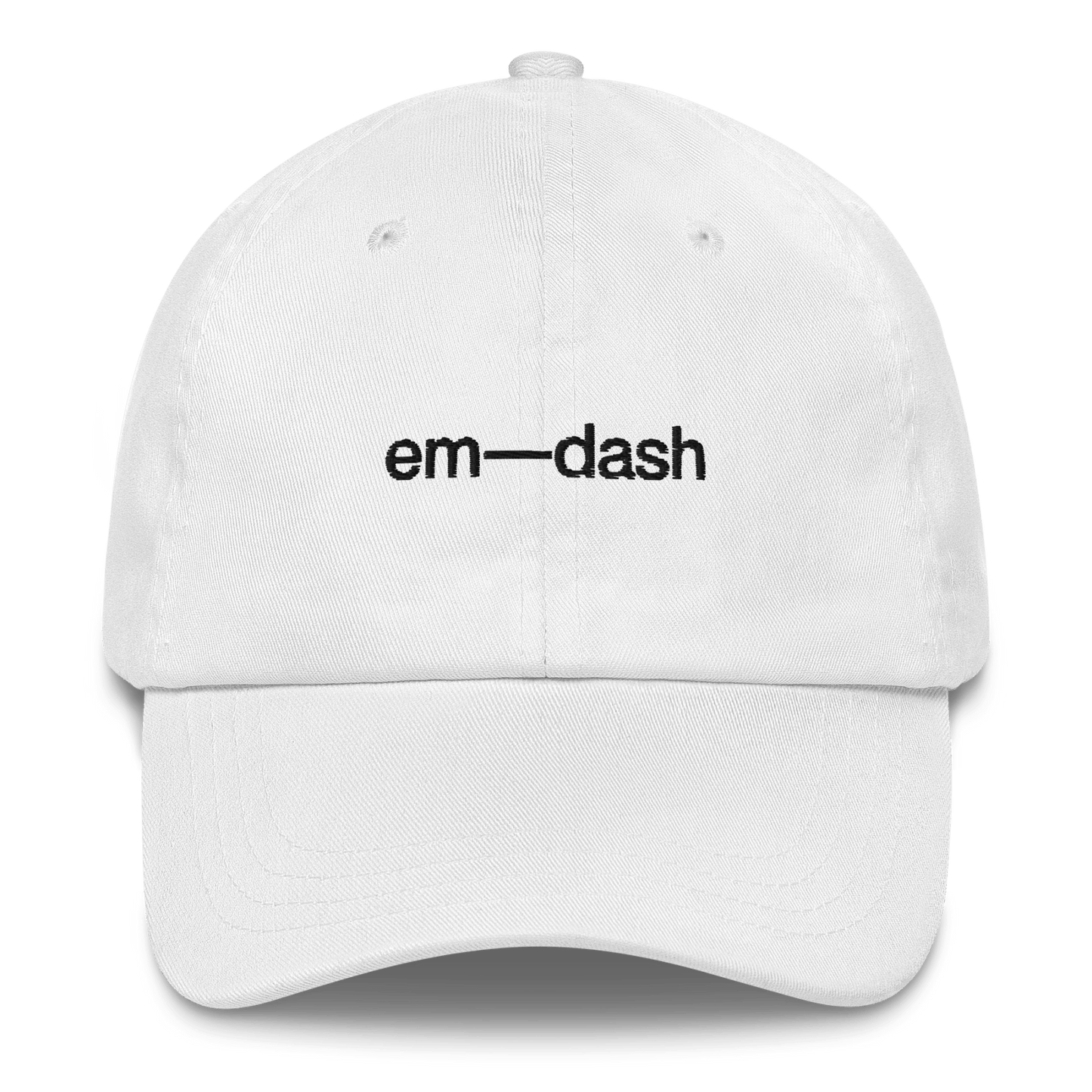em—dash Embroidered Hat - Polychrome Goods