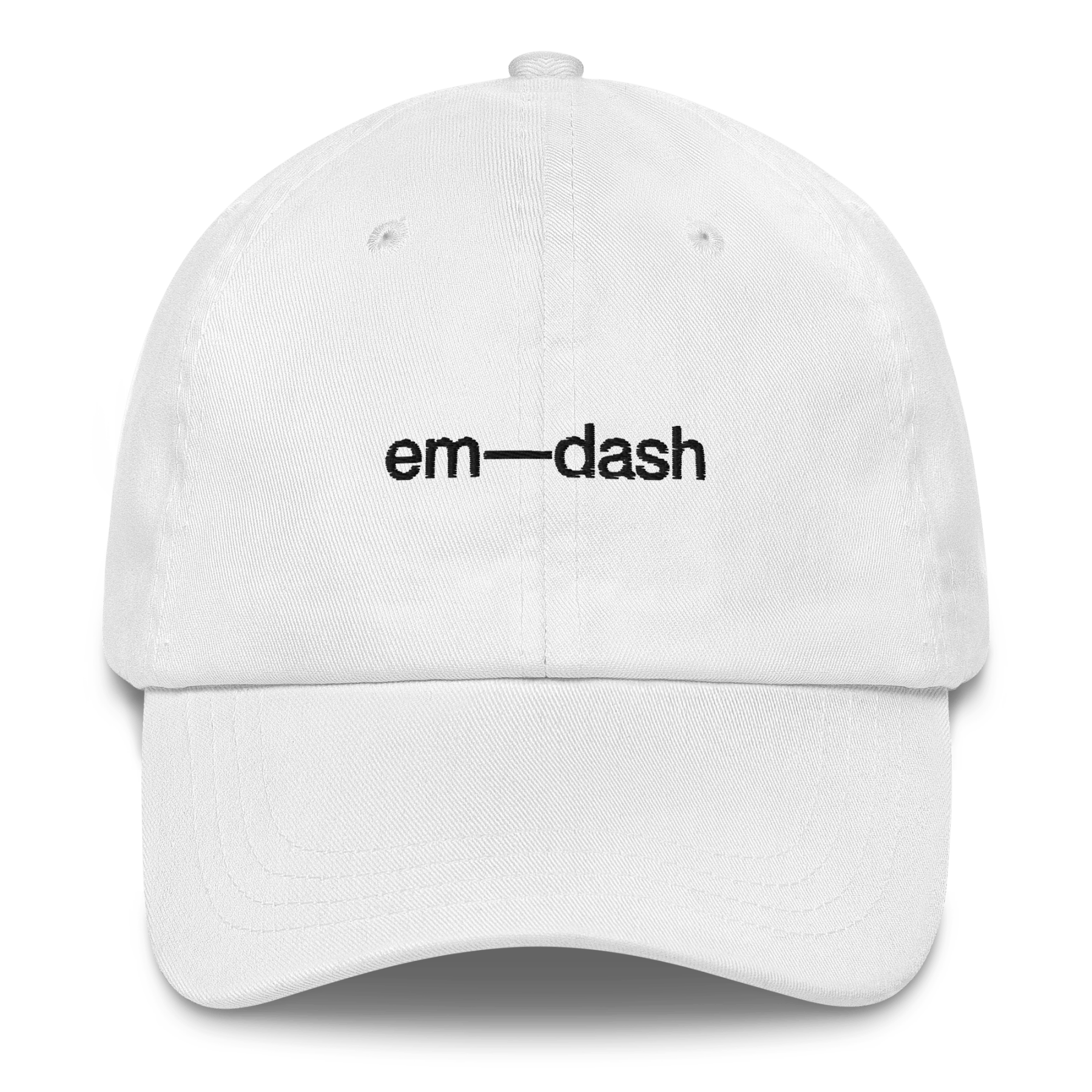 em—dash Embroidered Hat - Polychrome Goods
