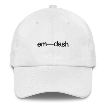 em—dash Embroidered Hat - Polychrome Goods