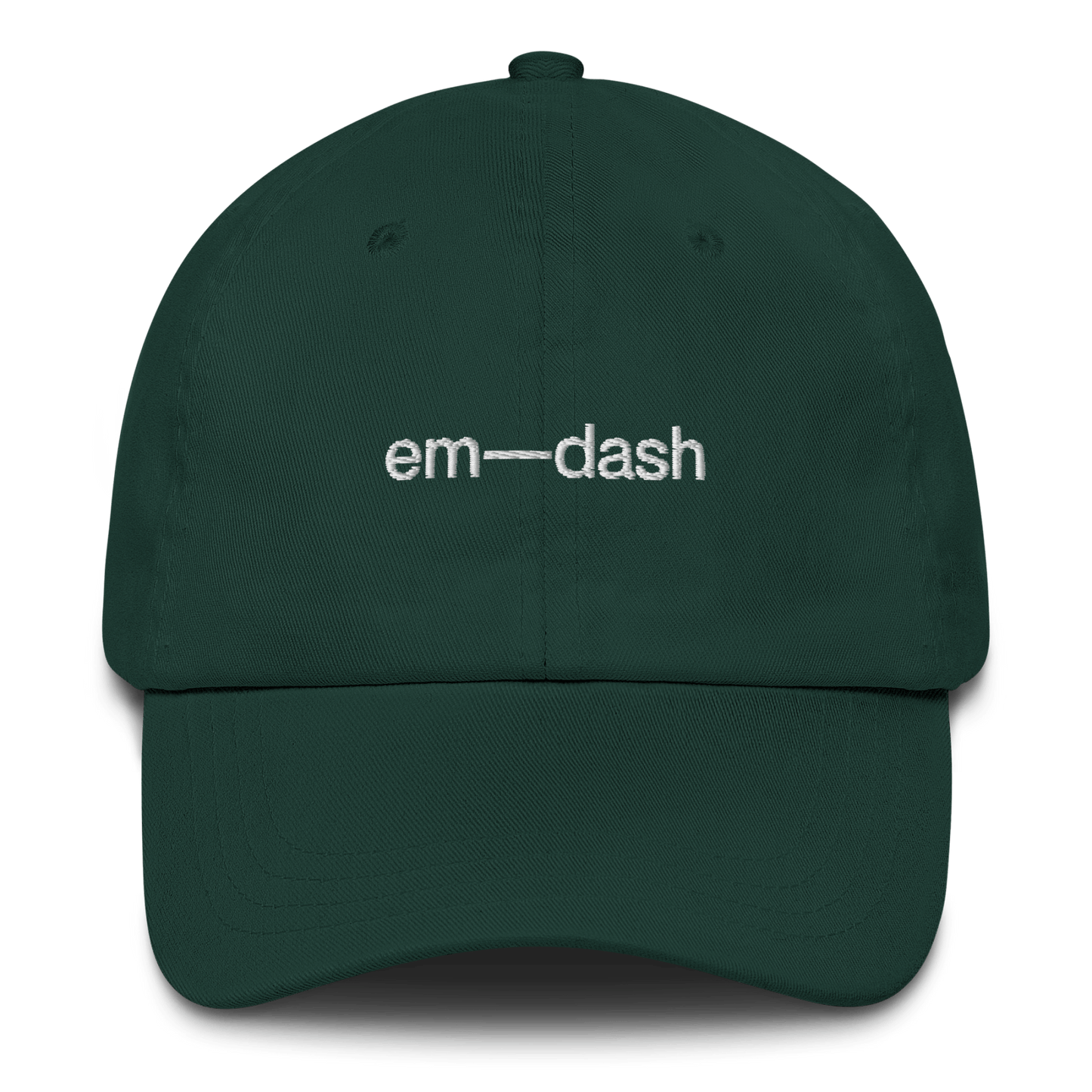 em—dash Embroidered Hat - Polychrome Goods