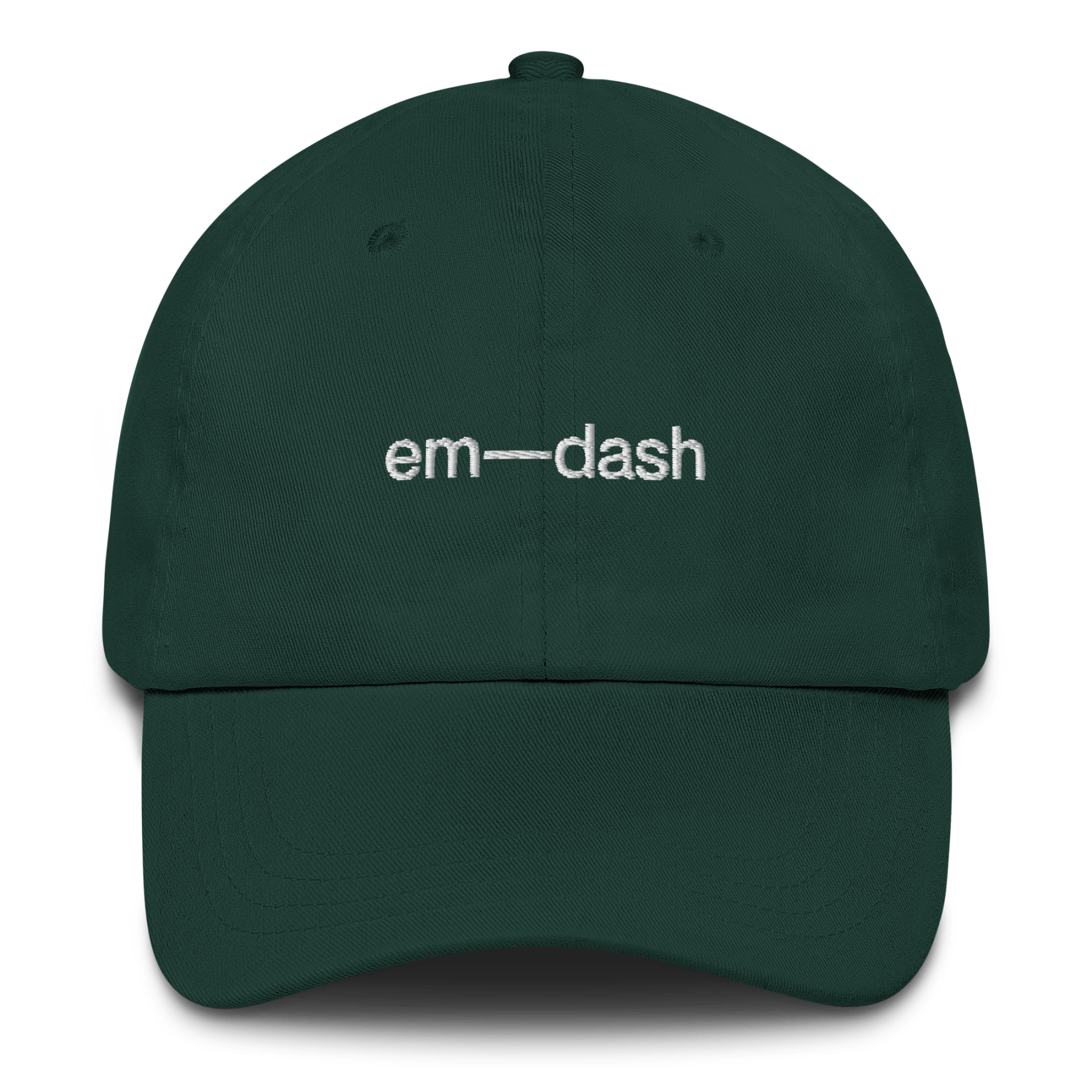 em—dash Embroidered Hat - Polychrome Goods