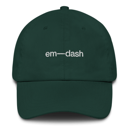 em—dash Embroidered Hat - Polychrome Goods