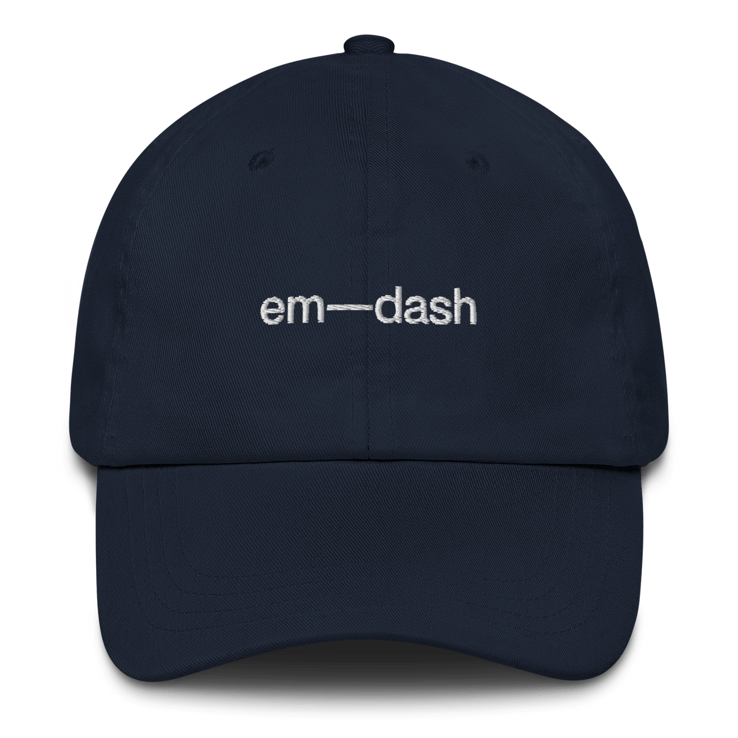 em—dash Embroidered Hat - Polychrome Goods