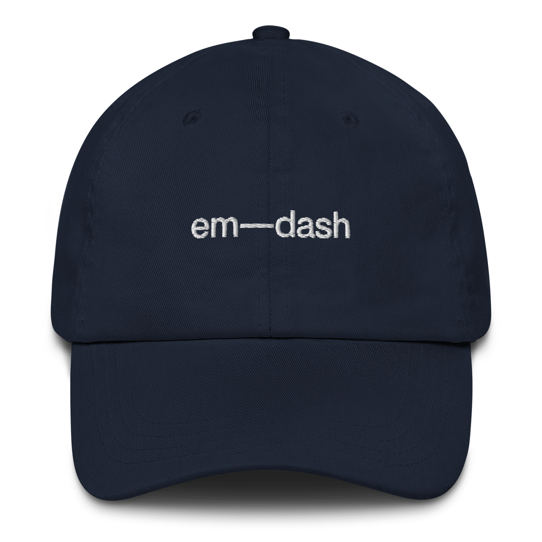 em—dash Embroidered Hat - Polychrome Goods