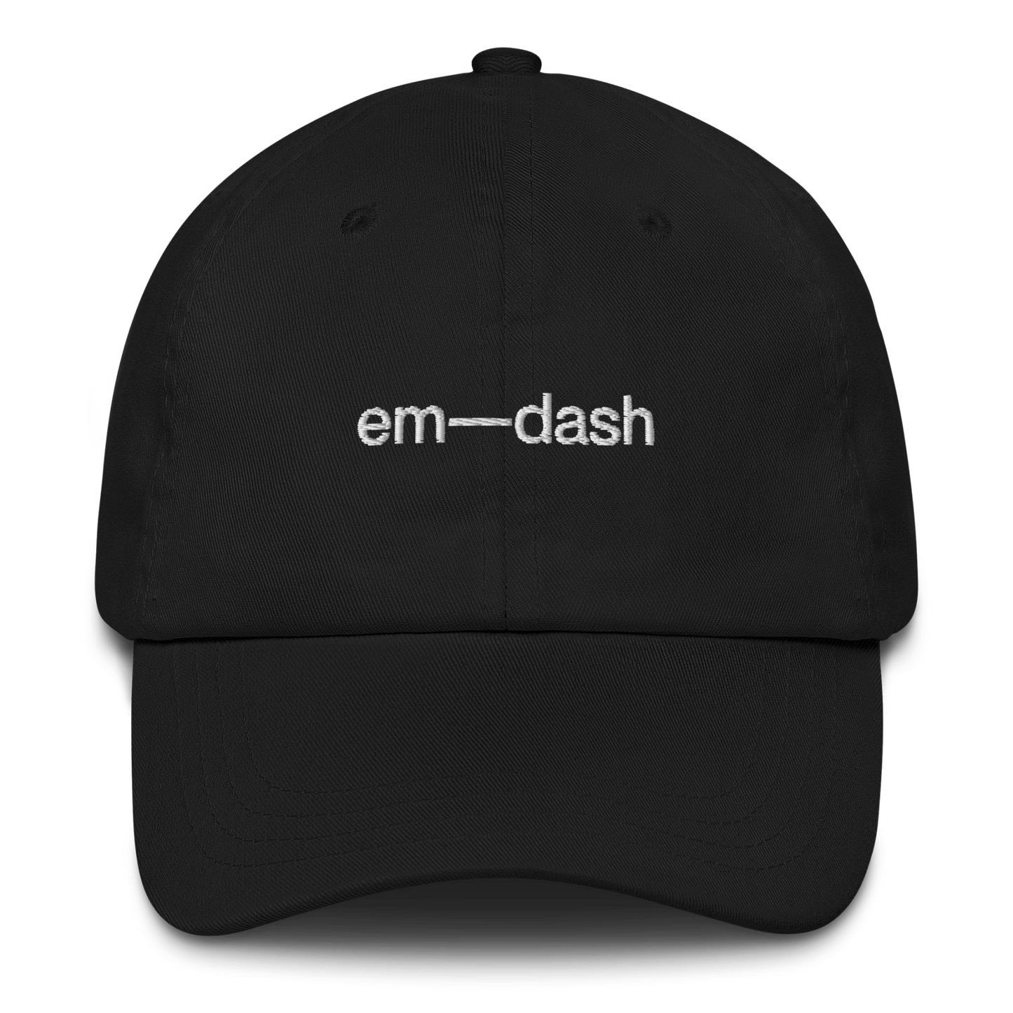 em—dash Embroidered Hat - Polychrome Goods