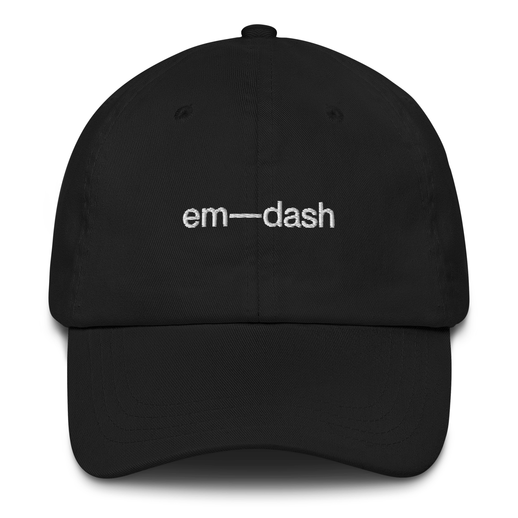 em—dash Embroidered Hat - Polychrome Goods