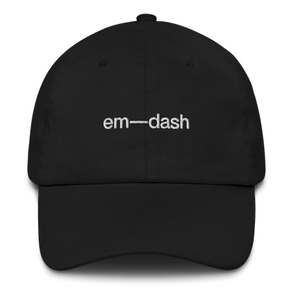 em—dash Embroidered Hat - Polychrome Goods