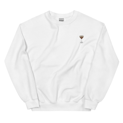 Espresso Martini Embroidered Sweatshirt - Polychrome Goods 🍊