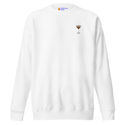 Espresso Martini Embroidered Sweatshirt - Polychrome Goods 🍊