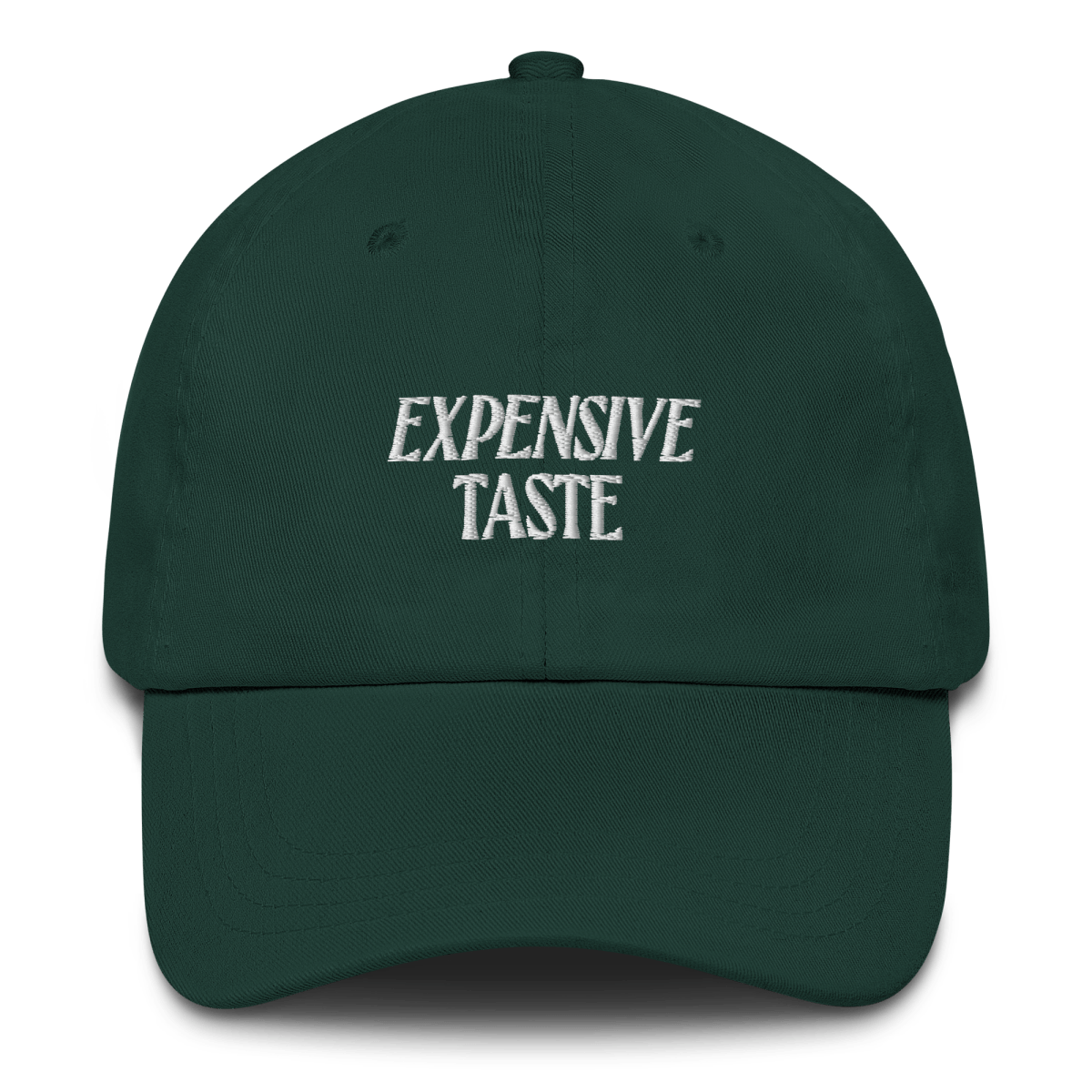 Expensive Taste Embroidered Dad Hat - Polychrome Goods 🍊