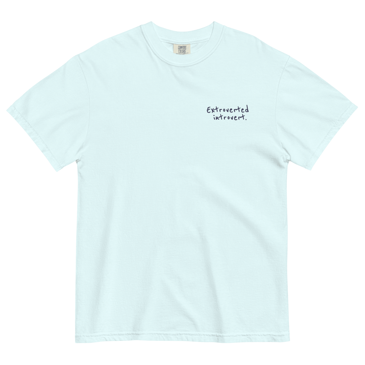 Extroverted Introvert Embroidered Shirt - Polychrome Goods 🍊