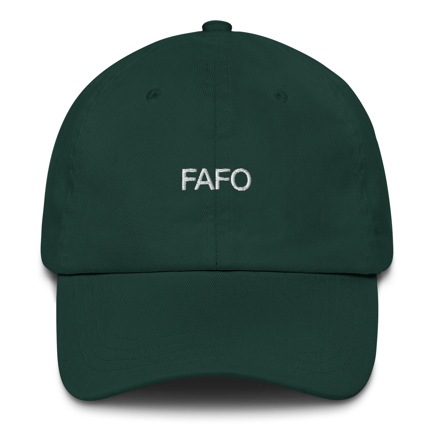 FAFO [Fuck Around And Find Out] Embroidered Hat - Polychrome Goods